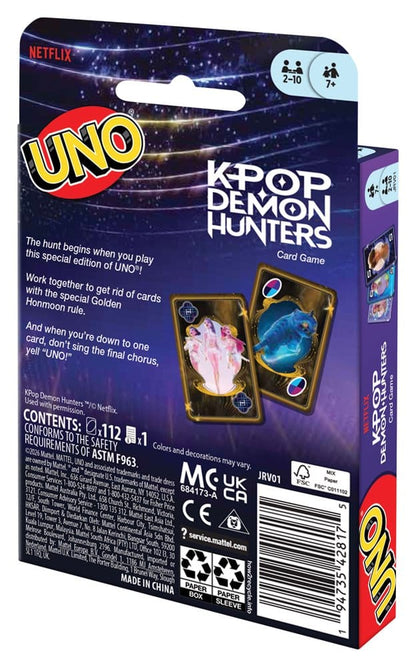KPop Demon Hunters UNO Card Game