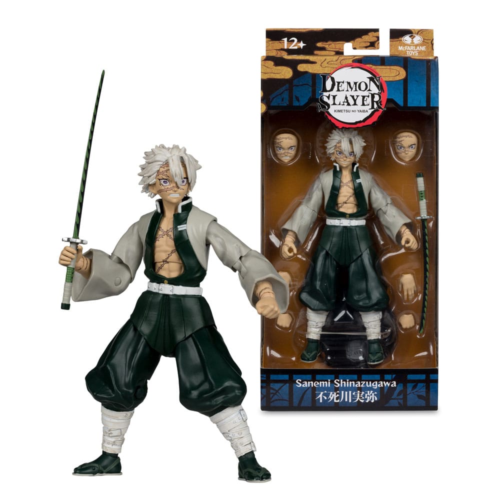 Demon Slayer: Kimetsu no Yaiba Action Figure Sanemi Shinazugawa 17 cm McFarlane Toys