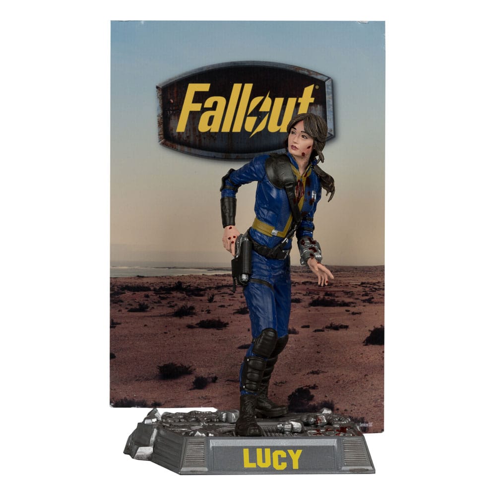 Fallout Movie Maniacs PVC Statue 4-Pack Lucy Maximus The Ghoul & Vault Boy 15 cm Action figures