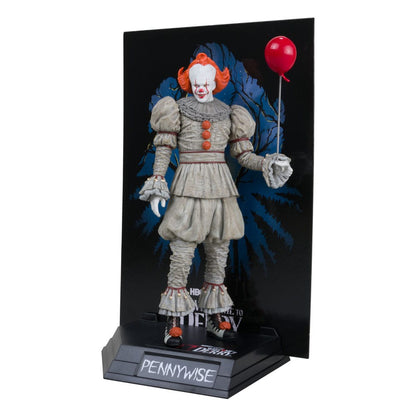 It: Welcome to Derry Movie Maniacs PVC Statue Pennywise (Gold Label) 16 cm - FanofThings.co.uk