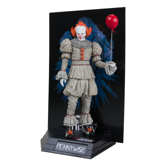 It: Welcome to Derry Movie Maniacs PVC Statue Pennywise (Gold Label) 16 cm - FanofThings.co.uk