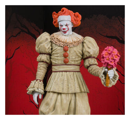 It: Welcome to Derry Movie Maniacs PVC Statue Pennywise (Flashback) (Gold Label) 16 cm - FanofThings.co.uk