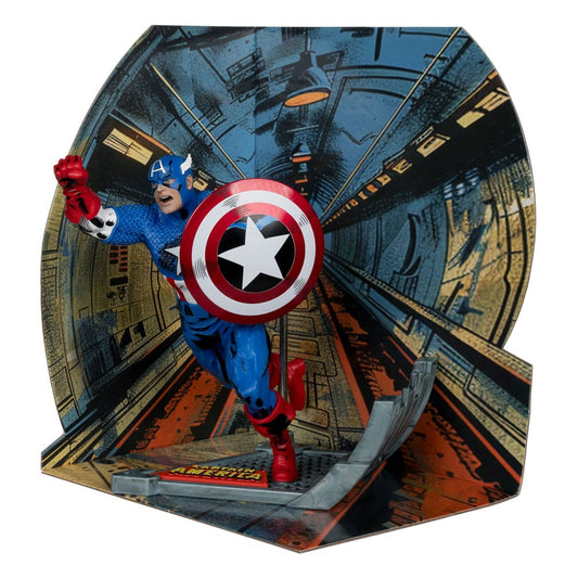 Marvel Collection PVC Statue 1/10 Captain America (Captain America #100) 12 cm Statues