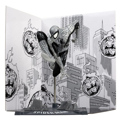 Marvel Collection PVC Statue 1/10 Spider-Man (Spider-Man #6)(Line Art)(Gold Label) 10 cm - FanofThings.co.uk