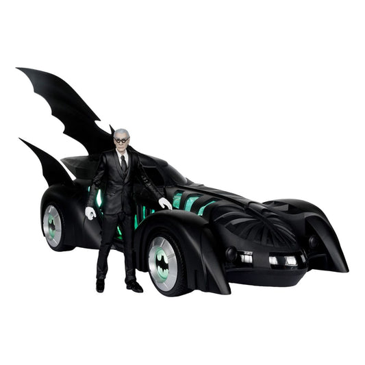 Batman Forever DC Multiverse Action Figure with Vehicle Alfred Pennyworth & Batmobile (Gold Label) 79 cm Vehicles