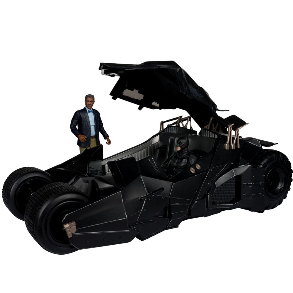DC Multiverse Vehicle Tumbler with Lucuis Fox (The Dark Knight) (Gold Label) McFarlane Toys
