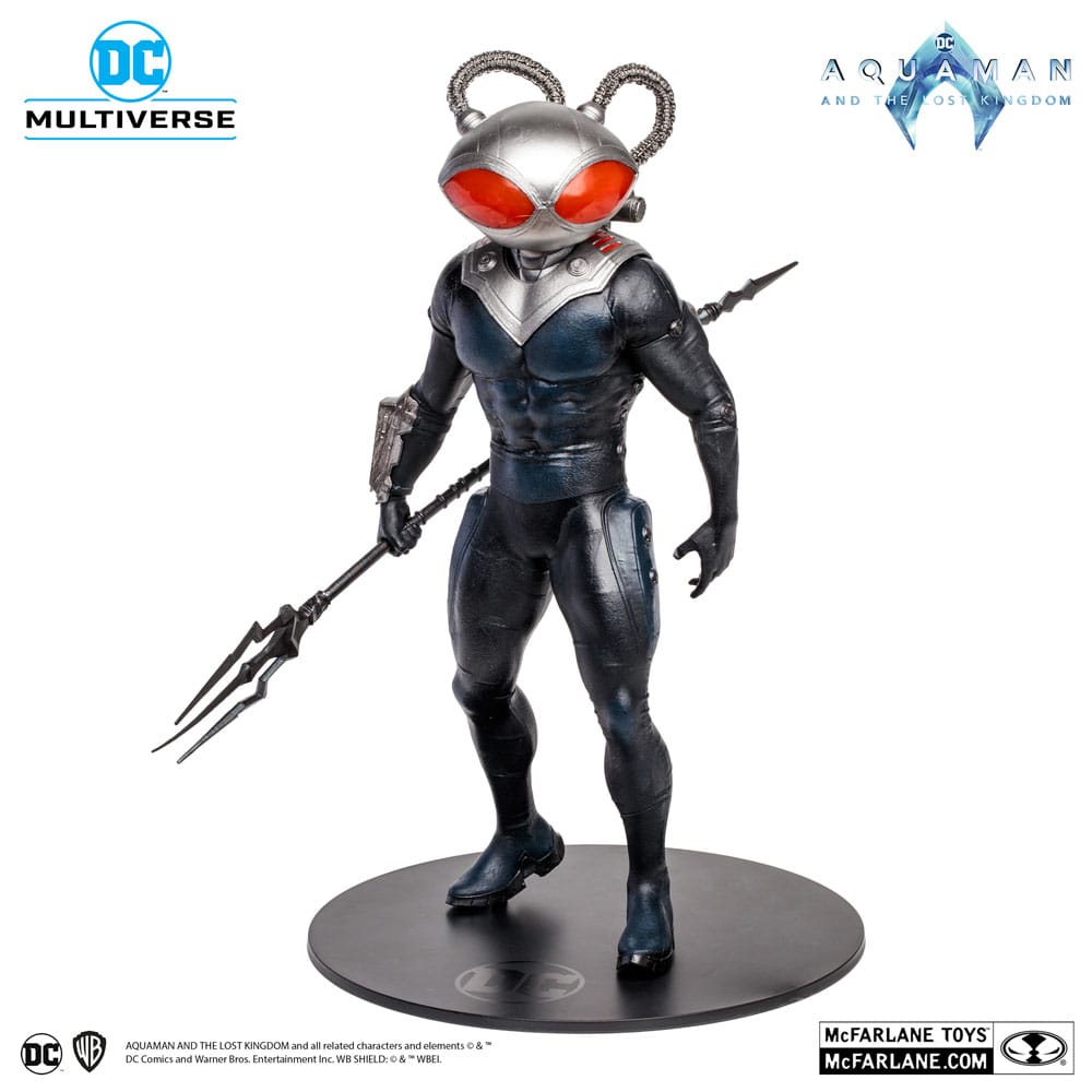 Aquaman and the Lost Kingdom DC Multiverse Megafig Action Figure Black Manta 30 cm Action figures