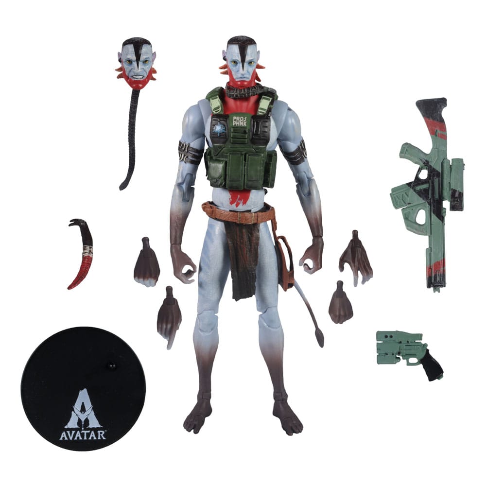 Avatar: Fire and Ash Action Figure Recom Quaritch (Ash Warrior) 18 cm Action figures
