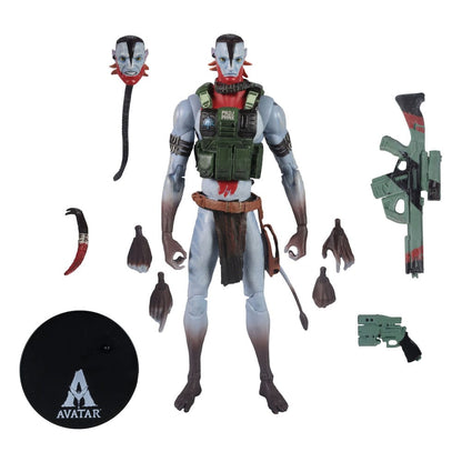 Avatar: Fire and Ash Action Figure Recom Quaritch (Ash Warrior) 18 cm Action figures