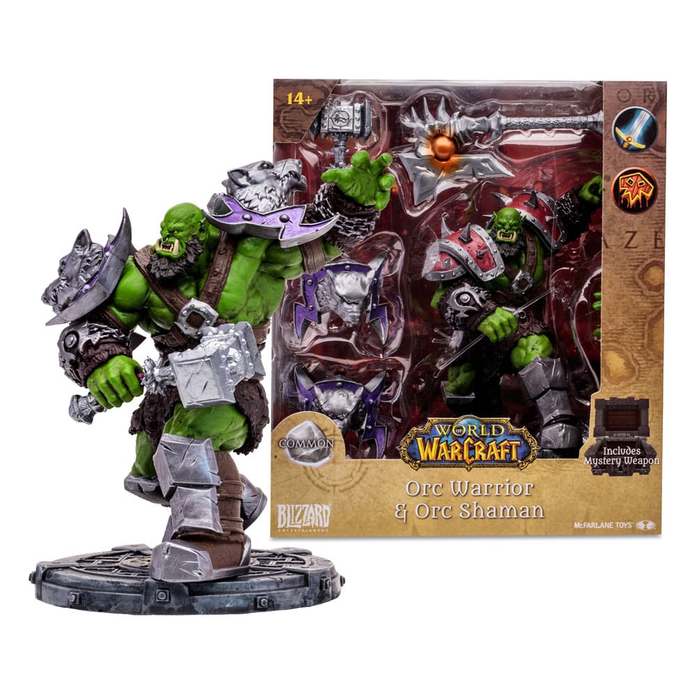 World of Warcraft Action Figure Orc: Shaman / Warrior 15 cm Action figures