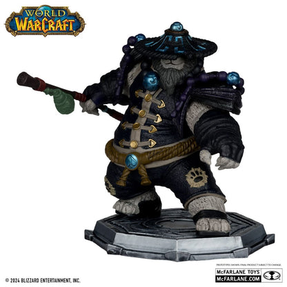 World of Warcraft PVC Statue 2-Pack 1/12 Dwarf Hunter: Beast Master & Pandaren: Monk (Gold Label) 15 cm Statues