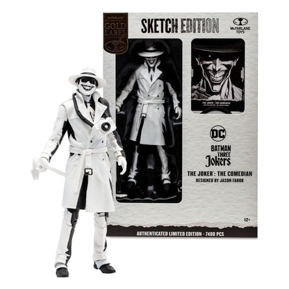 Batman: Three Jokers DC Multiverse Action Figure The Joker: The Comedian Sketch Edition (Gold Label) 18 cm Action