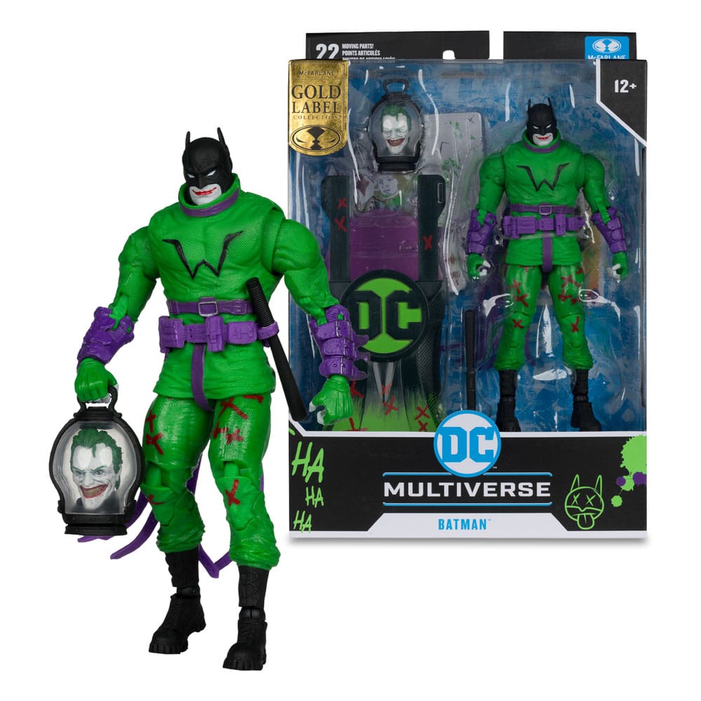 DC Multiverse Action Figure Batman (Batman: Last Knight on Earth) Jokerized (Gold Label) 18 cm Action figures
