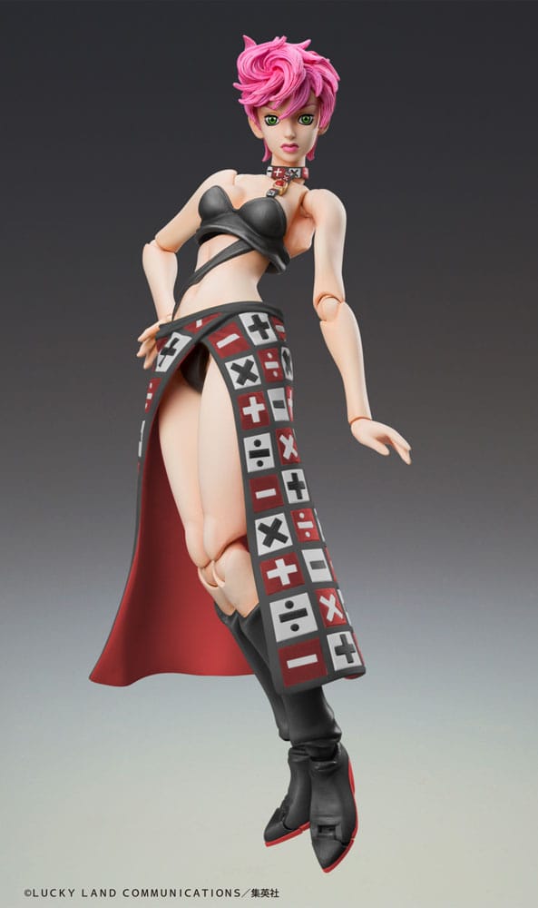 JoJo's Bizarre Adventure Part 5 Super Action Action Figure Chozokado Trish Una Black Ver. 15 cm Medicos Entertainment