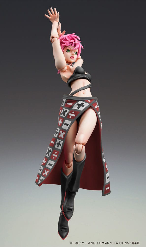 JoJo's Bizarre Adventure Part 5 Super Action Action Figure Chozokado Trish Una Black Ver. 15 cm Medicos Entertainment