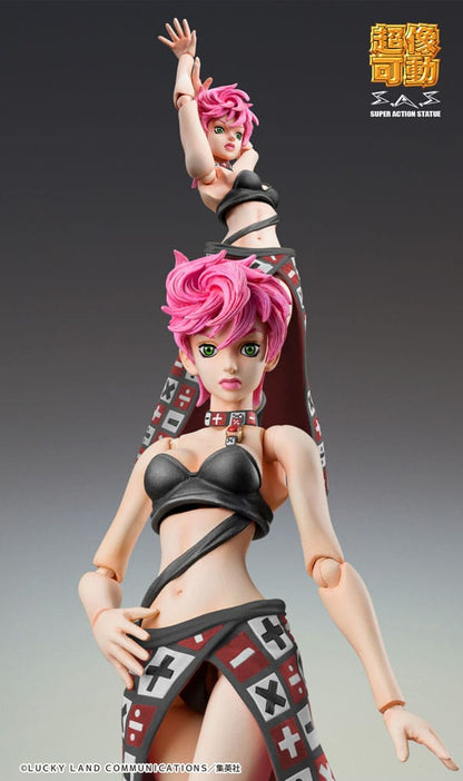 JoJo's Bizarre Adventure Part 5 Super Action Action Figure Chozokado Trish Una Black Ver. 15 cm Medicos Entertainment