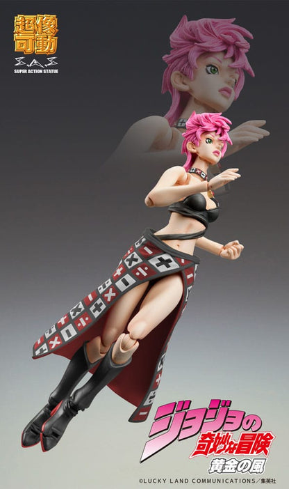JoJo's Bizarre Adventure Part 5 Super Action Action Figure Chozokado Trish Una Black Ver. 15 cm Medicos Entertainment