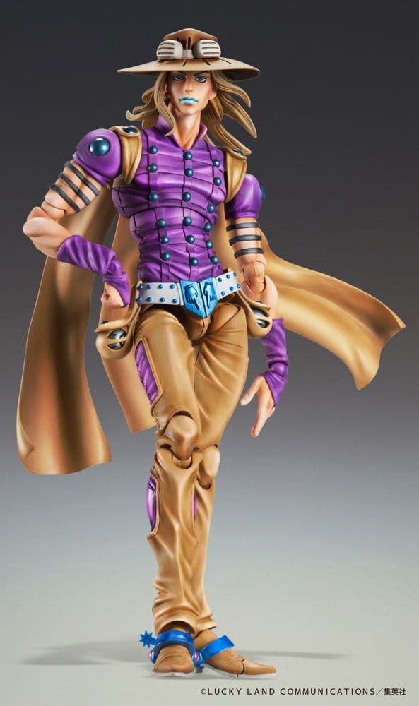 JoJo's Bizarre Adventure Part 7: Steel Ball Run Super Action Action Figure Chozokado Gyro Zeppeli Ver.1.5 16 cm Medicos Entertainment