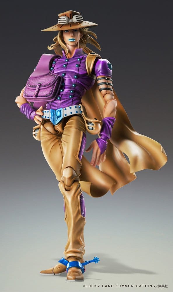 JoJo's Bizarre Adventure Part 7: Steel Ball Run Super Action Action Figure Chozokado Gyro Zeppeli Ver.1.5 16 cm Medicos Entertainment
