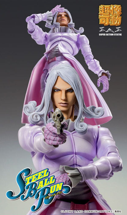 JoJo's Bizarre Adventure Part7 Steel Ball Run Super Action Action Figure Chozokado Funny Valentine Second 15 cm