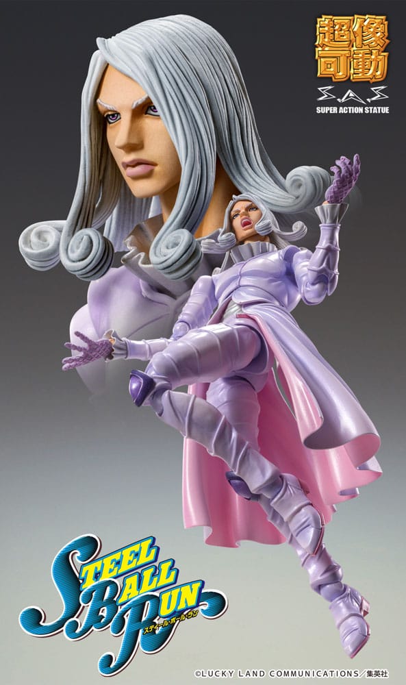 JoJo's Bizarre Adventure Part7 Steel Ball Run Super Action Action Figure Chozokado Funny Valentine Second 15 cm