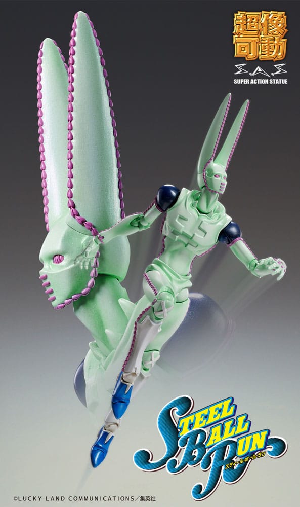 JoJo's Bizarre Adventure Part7 Steel Ball Run Super Action Action Figure Chozokado D4C Second 20 cm