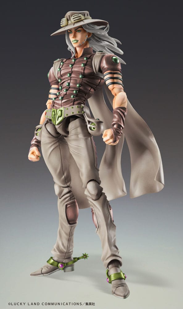 JoJo’s Bizarre Adventure Part7 Steel Ball Run Super Action Action Figure Chozokado Johnny Joestar Second 15 cm Action