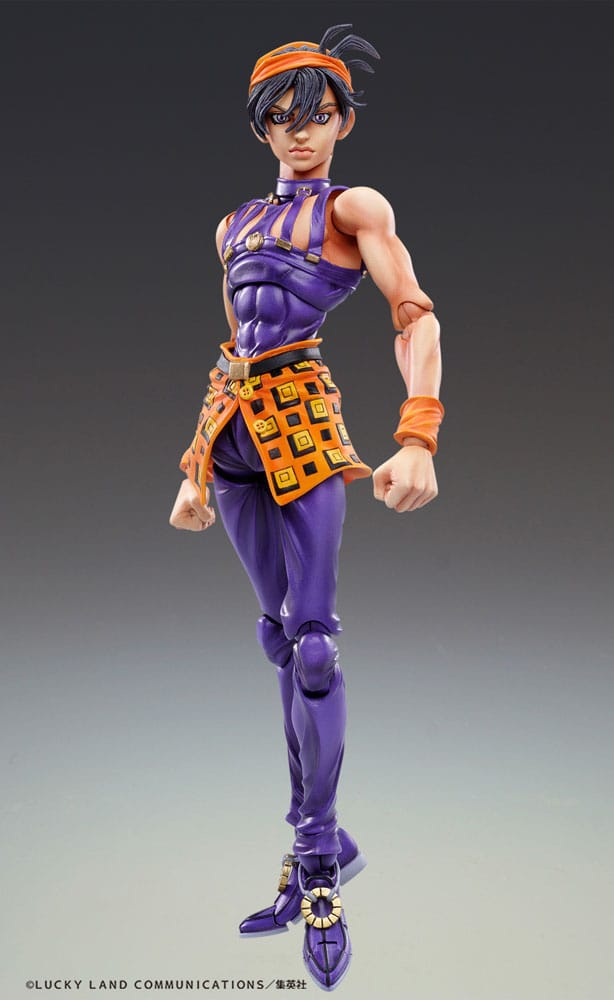 JoJo's Bizarre Adventure Part 5: Golden Wind Action Figure Chozokado Narancia Ghirga & As 15 cm Medicos Entertainment