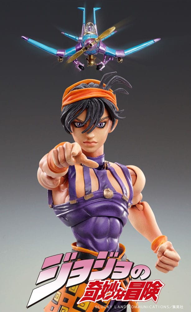 JoJo's Bizarre Adventure Part 5: Golden Wind Action Figure Chozokado Narancia Ghirga & As 15 cm Medicos Entertainment