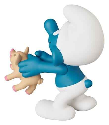 The Smurfs UDF Mini Figure Smurf with Pig 8 cm