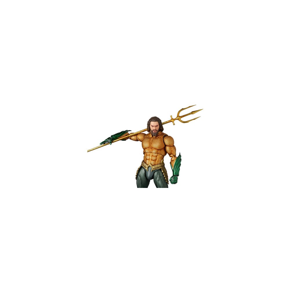 Aquaman Movie MAF EX Action Figure Aquaman Gold & Green Suit 16 cm