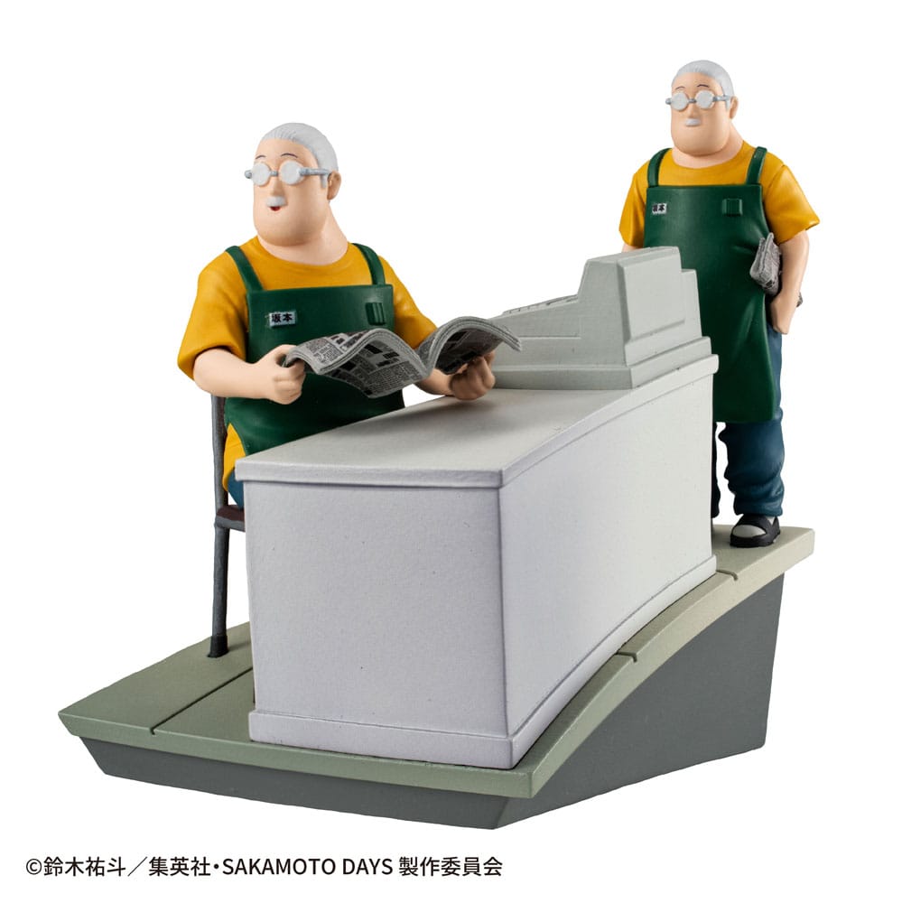 Sakamoto Days Petitrama EX Series Trading Figure 4-Set Cut Out Scenes Set 9 cm Megahouse