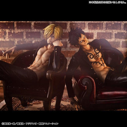 One Piece Portrait.Of.Pirates "S.O.C" PVC Figure Trafalgar Law Ver.R