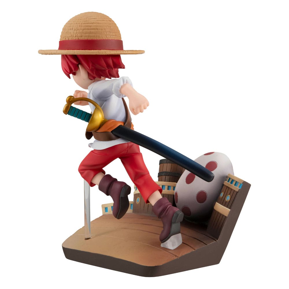 One Piece G.E.M. Series PVC Statue Shanks Run! Run! Run! 13 cm Megahouse