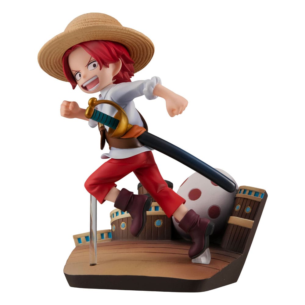 One Piece G.E.M. Series PVC Statue Shanks Run! Run! Run! 13 cm Megahouse
