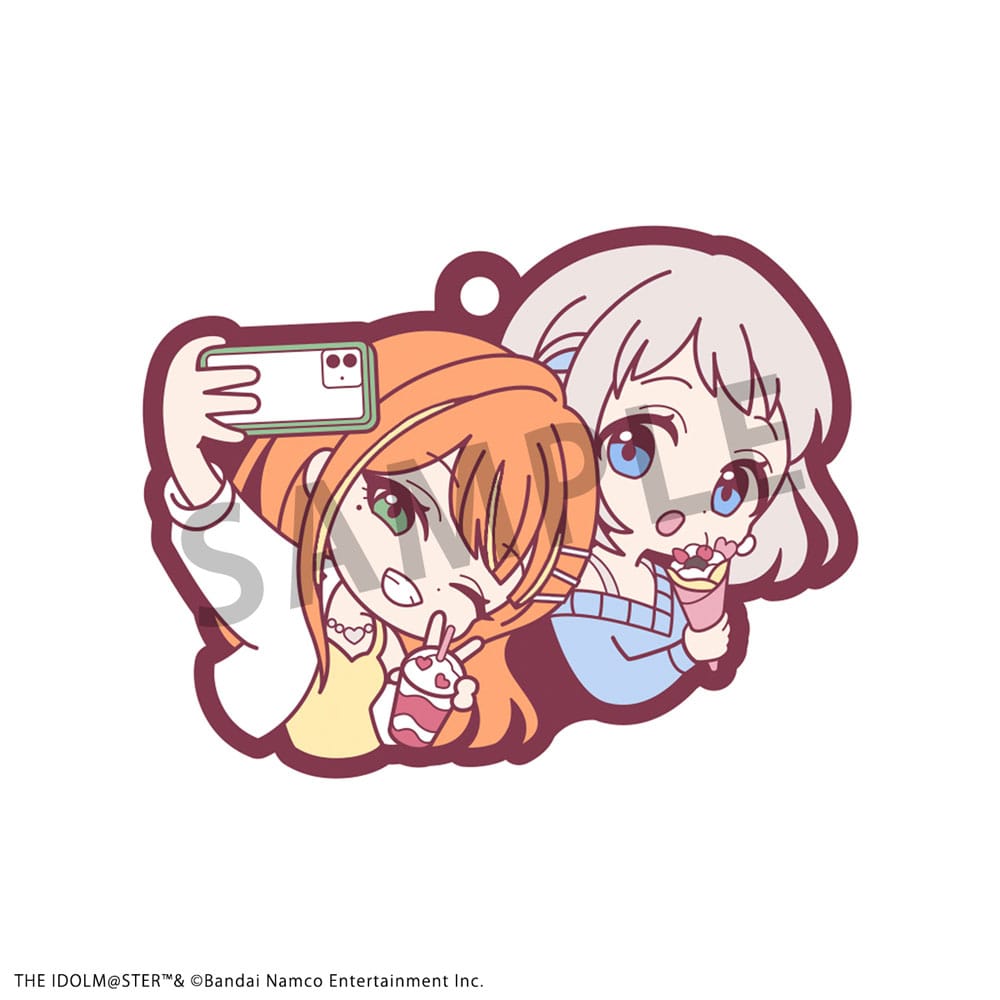 Idolmaster Rubber Mascot Buddycolle Rubber Charms Gakuen 7 cm Assortment (6) Megahouse
