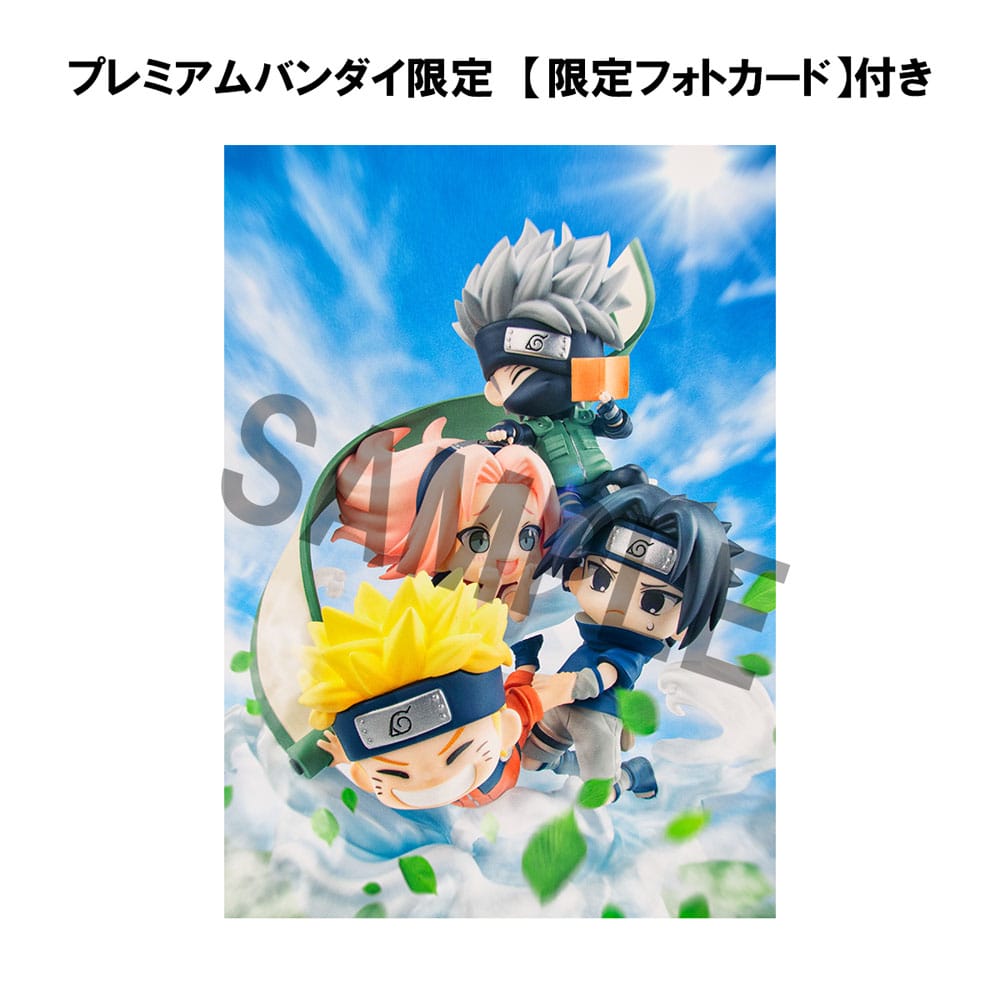 Naruto Shippuden FigUnity PVC Mini Statue Gather here, Team 7 13 cm (with gift) Megahouse