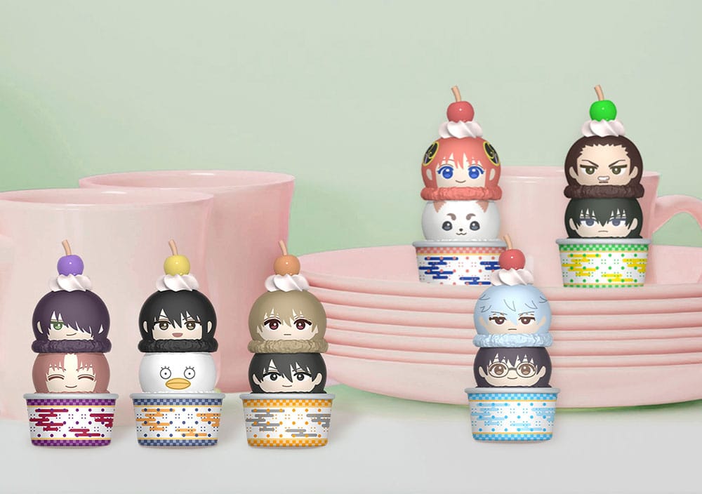 Gintama Tsumichen Stack up & Change Trading Figure 8 cm Assortment (6) Megahouse