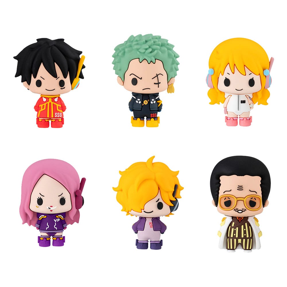 One Piece Chokorin Mascot Series Trading Figure 6-Pack Egghead Ver. 5 cm - FanofThings.co.uk