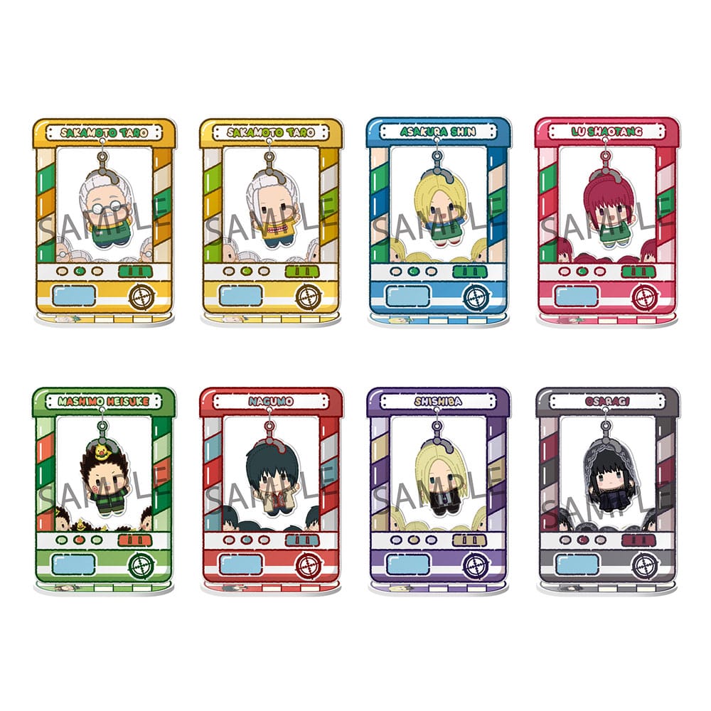Sakamoto Days TokoToko Acrylic Figure Chara Catcher 9 cm Display (8) Mini-figures