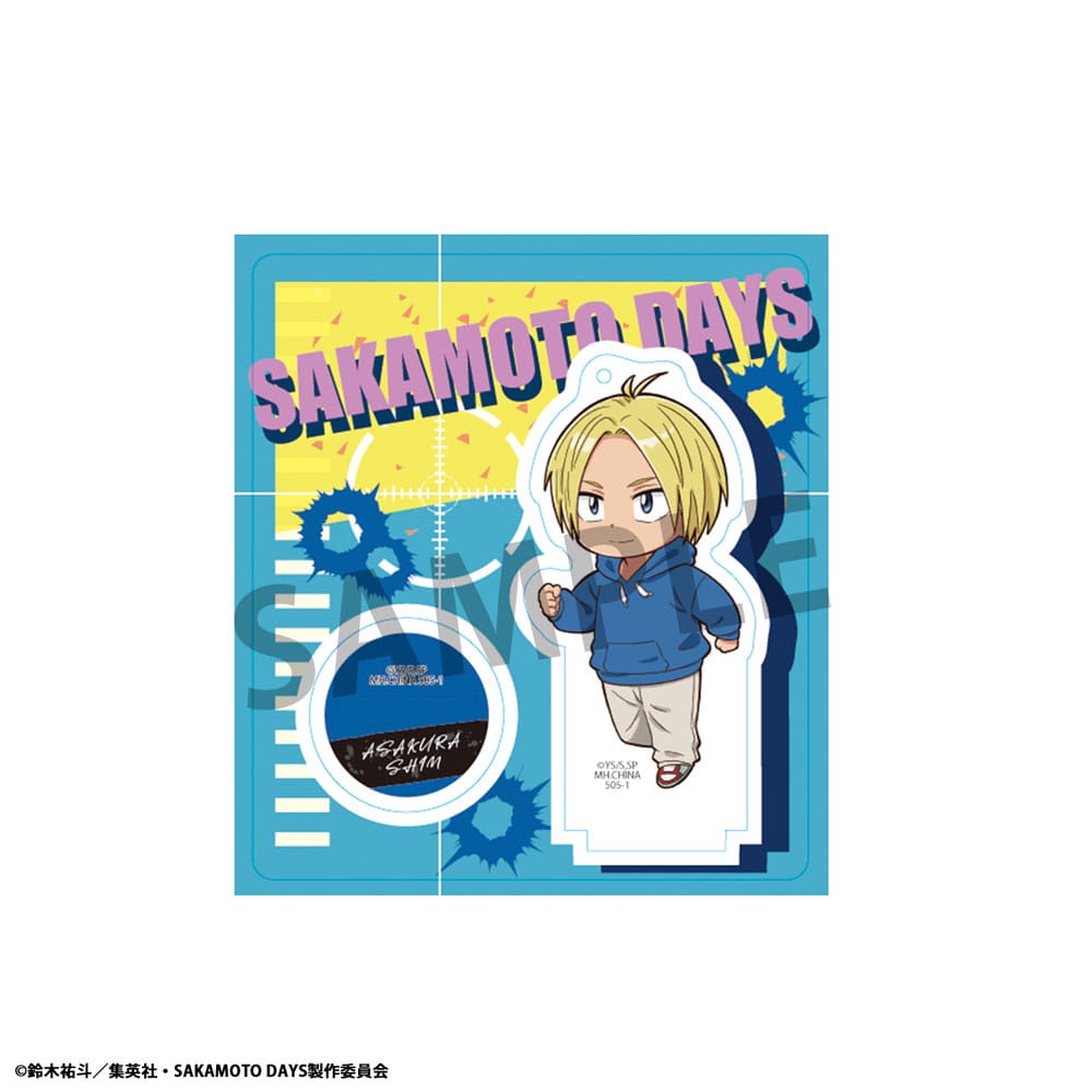 Sakamoto Days TokoToko Acrylic Figure Display 9 cm (8) Mini-figures