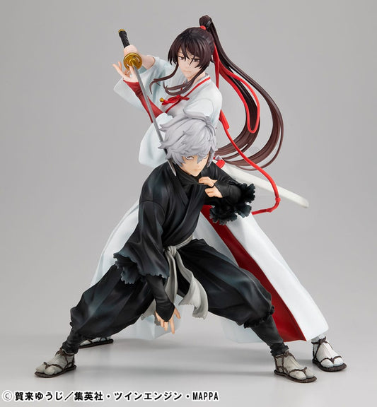 HellÂ´s Paradise Lucrea PVC Statues 2-Pack Gabimaru & Sagiri Yamada Asaemon 20 cm