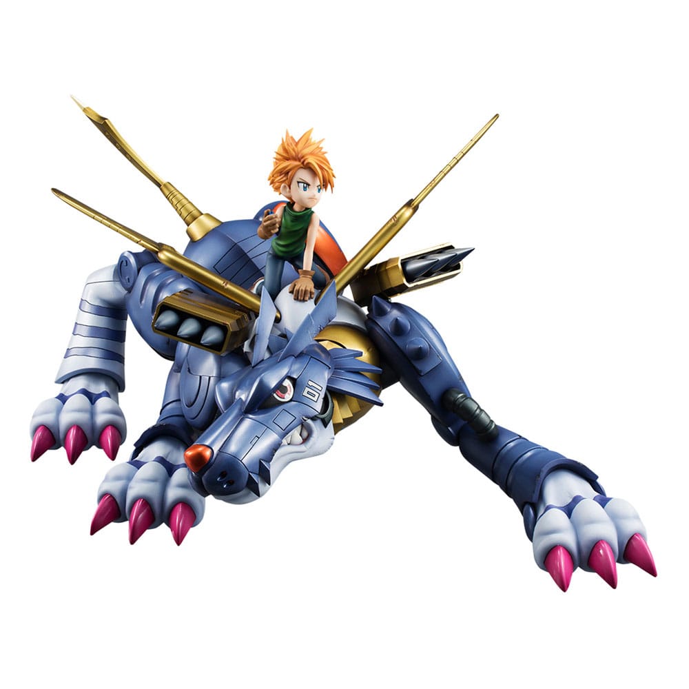 Digimon Adventure Precious G.E.M. Series PVC Statue Metal Garurumon & Ishida Yamato 30 cm Statues