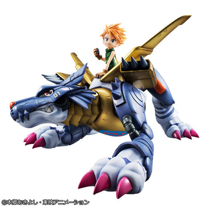 Digimon Adventure Precious G.E.M. Series PVC Statue Metal Garurumon & Ishida Yamato 30 cm