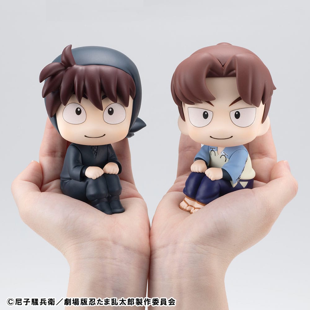 Nintama Rantaro Look Up PVC Statue Hansuke Doi & Rikichi Yamada Set (with gift) 11 cm