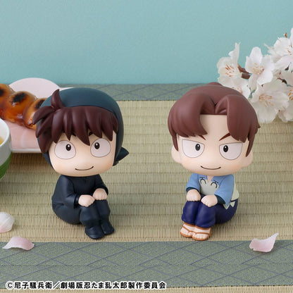 Nintama Rantaro Look Up PVC Statue Hansuke Doi & Rikichi Yamada Set (with gift) 11 cm