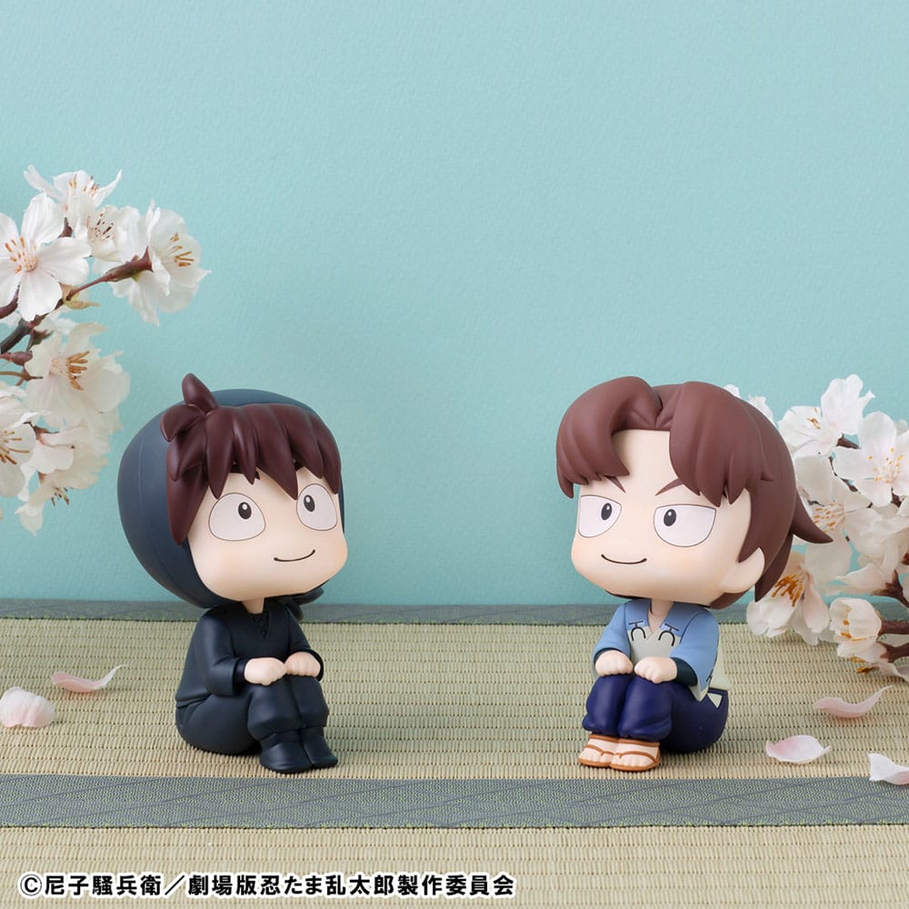 Nintama Rantaro Look Up PVC Statue Hansuke Doi & Rikichi Yamada Set (with gift) 11 cm