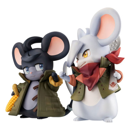 Mobile Suit Gundam Iron-Blooded Orphans PVC Statues Orphanchu of Block 3 Mikatsuki & Orga 10th Anniversary 12 cm Megahouse