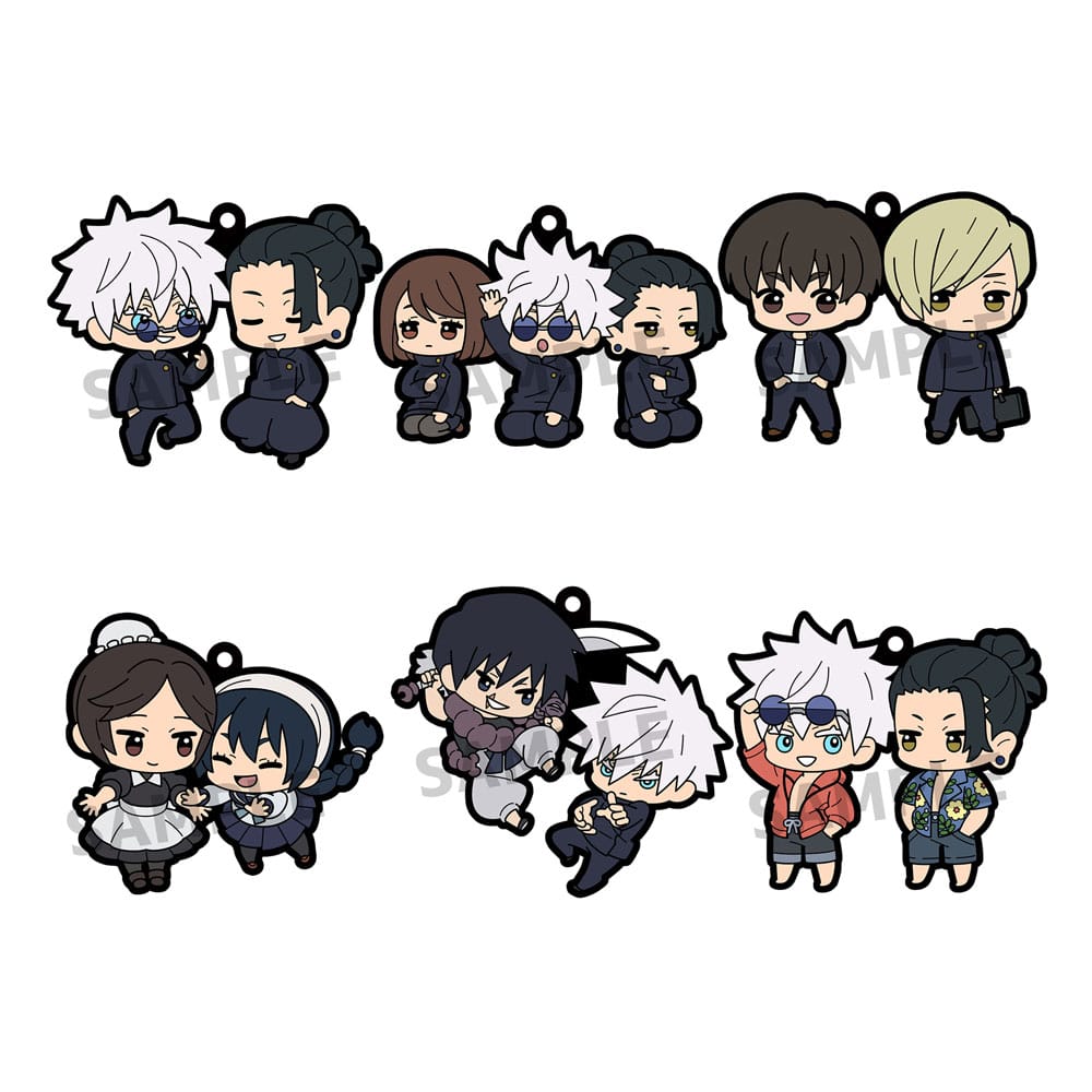Jujutsu Kaisen Rubber Mascot 6 cm Assortment Vol. 4 (6) Pendants & necklaces