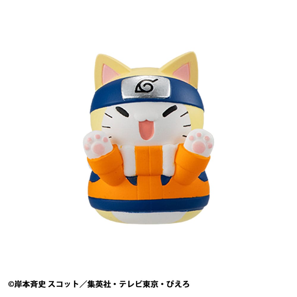 Naruto Shippuden Mega Cat Project Nyaruto! Trading Figures Come here Sasuke-kun 3 cm Assortment (8) - FanofThings.co.uk